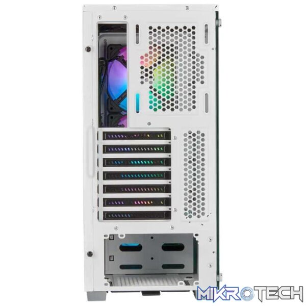 Corsair iCUE 220T White RGB Airflow Tempered Glass Mid-Tower Smart Case - Image 4
